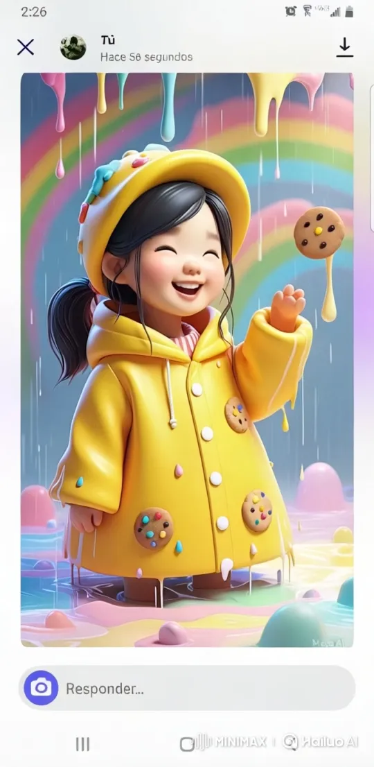 Child in Yellow Raincoat in Whimsical Cookie World – AI Generated Video | Hailuo AI