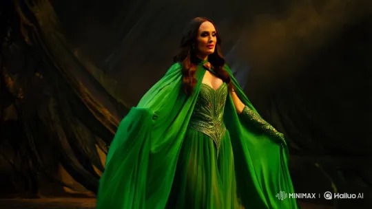 Megan Fox Enchants in Mysterious, Hypnotic Spell Scene – AI Generated Video | Hailuo AI