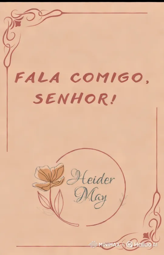 Elegant Ebook Cover Design Teaser for 'Fala Comigo, Senhor!' – AI Generated Video | Hailuo AI