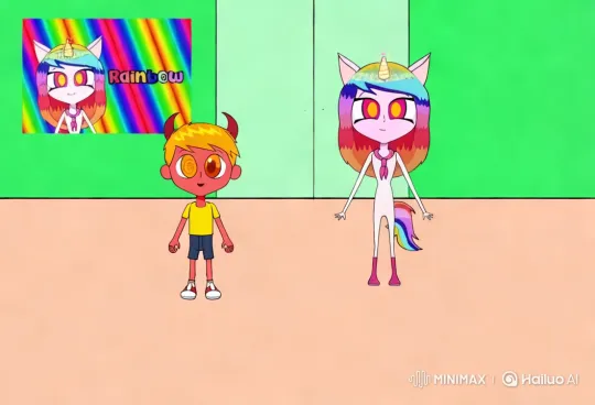 Vibrant Animated Characters in Dynamic Motion – AI Generated Video | Hailuo AI