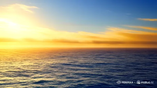 Tranquil Island Panorama: Ocean, Wildlife, and Golden Sands – AI Generated Video | Hailuo AI