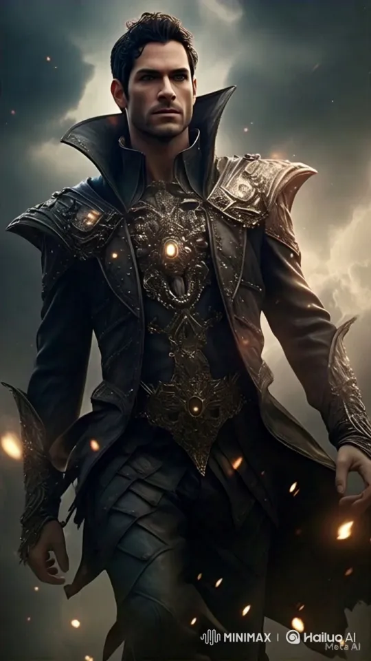 Regal Armored Figure Advances with Dramatic Cinematography – AI Generated Video | Hailuo AI