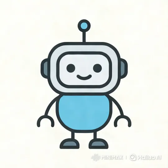 Cute Chubby Robot Bouncing Joyfully – AI Generated Video | Hailuo AI