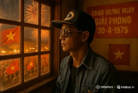 Vietnamese Celebration: Fireworks, Flags, and History – AI Generated Video | Hailuo AI
