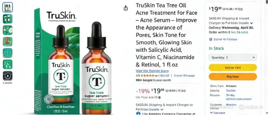 TruSkin Tea Tree Oil: Premium Acne Treatment Overview – AI Generated Video | Hailuo AI