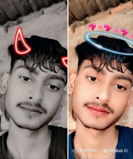 Romantic Encounter with Devil and Angel Filters – AI Generated Video | Hailuo AI