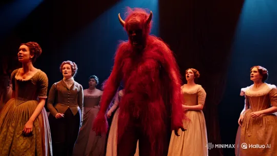 Theatrical Revelation: Demon Transforms into Emma Watson – AI Generated Video | Hailuo AI