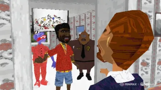 Patrick's Chaotic Confrontation with Gordon Freeman and G-Man – AI Generated Video | Hailuo AI