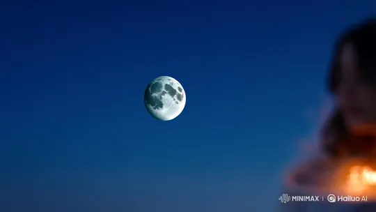 Moonlit Love: Heart's Awakening and Hopeful Future – AI Generated Video | Hailuo AI