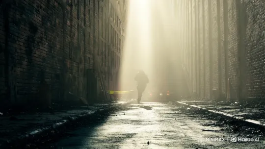 Kael's Vigilance: A Cinematic Journey Through Urban Decay – AI Generated Video | Hailuo AI
