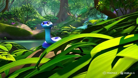 Cobra and Rat: Unexpected Friendship in the Forest – AI Generated Video | Hailuo AI