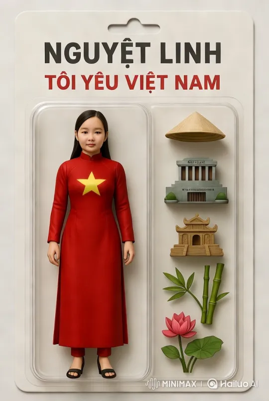 Vietnamese Heritage Celebrated Through Graceful Dance and Symbols – AI Generated Video | Hailuo AI