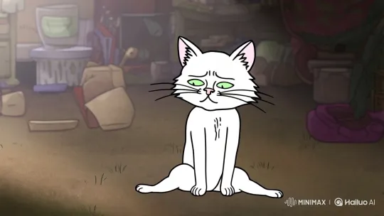 The Transformation of a Vulnerable Cat to a Confident Hero – AI Generated Video | Hailuo AI