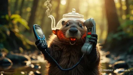 Beaver Dances, Forest Bliss to Nuclear Blast – AI Generated Video | Hailuo AI