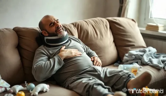 Cozy Living Room with Resting Man in Tracksuit – AI Generated Video | Hailuo AI