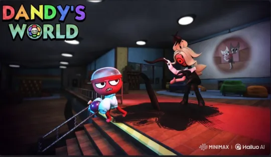 Dandy's World: Animated Characters in a Vibrant Setting – AI Generated Video | Hailuo AI