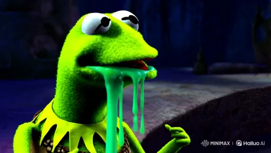 Kermit Captured, Shrek Struggles in Dark Scene – AI Generated Video | Hailuo AI