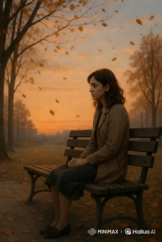 Autumn Bench: A Study in Solitude and Melancholy – AI Generated Video | Hailuo AI