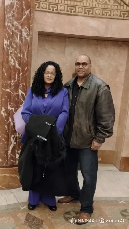 Elegant Couple in Marble Setting with Dynamic Posture – AI Generated Video | Hailuo AI