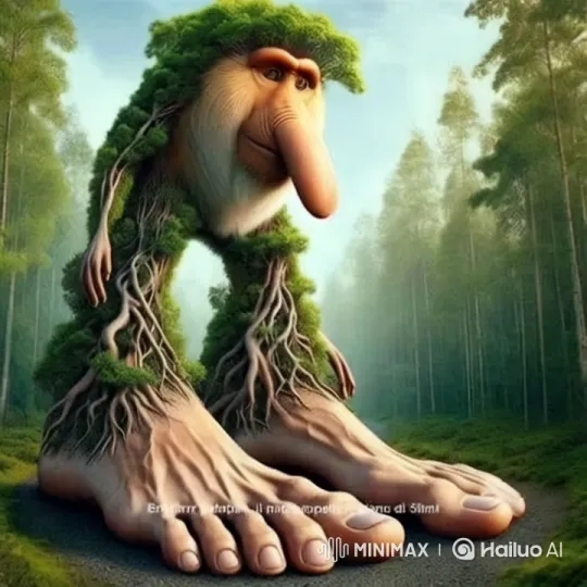 Tree-Like Creature Raps in Enchanted Forest Setting – AI Generated Video | Hailuo AI