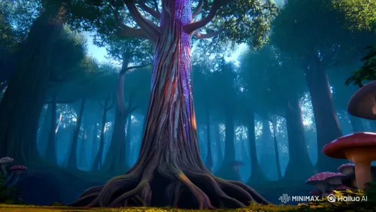 Mystical Forest: Songstone Tree and Dreamwalker's Journey – AI Generated Video | Hailuo AI