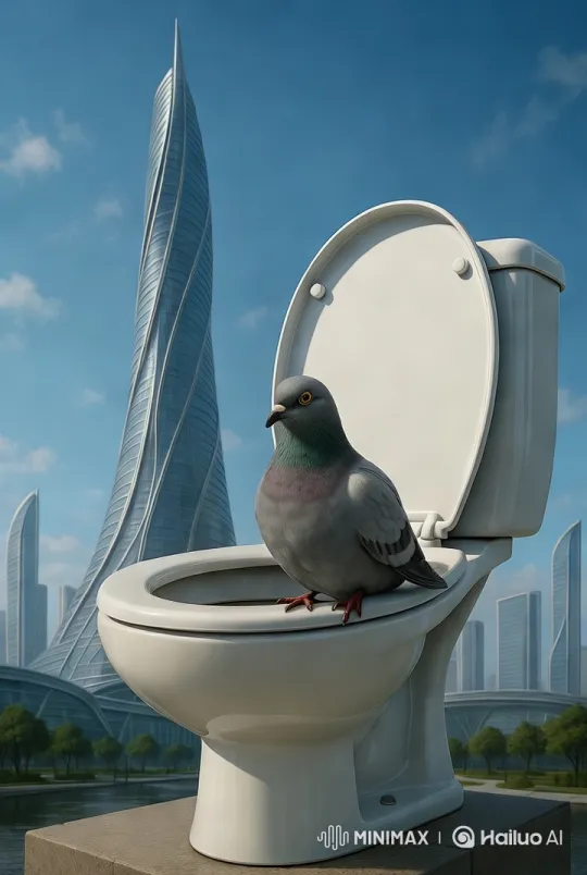 Pigeon Resurrects After Futuristic Explosion – AI Generated Video | Hailuo AI