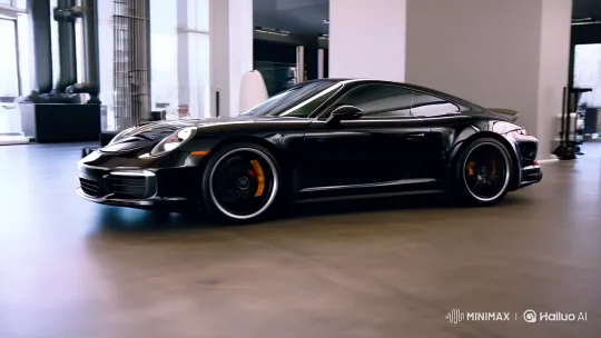 Luxury Porsche Showcase: Craftsmanship and Design – AI Generated Video | Hailuo AI
