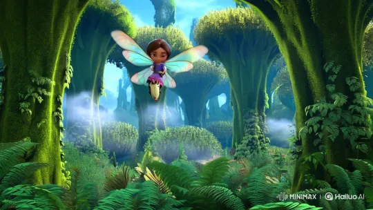 Young Mapmaker's Aerial Journey in Enchanted Forest – AI Generated Video | Hailuo AI