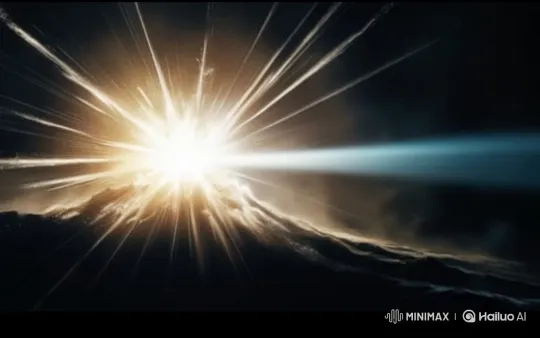 Dynamic Light Explosion Transition in Live2D Animation – AI Generated Video | Hailuo AI
