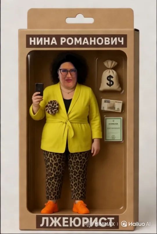 Unboxing of Nina Romanovich's 'FAKE LAWYER' Figurine – AI Generated Video | Hailuo AI