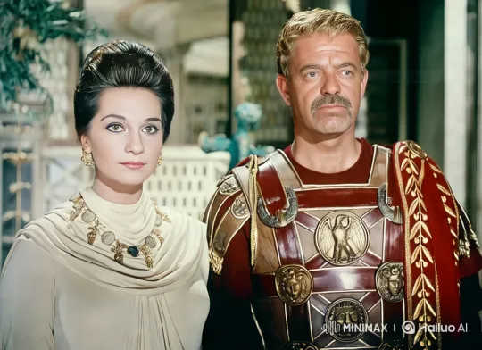 Roman Soldier and Woman Share Intimate Moment in Grand Setting – AI Generated Video | Hailuo AI