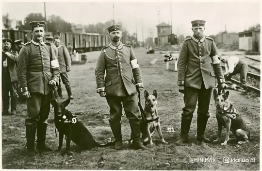 Military Soldiers and Dogs at Railway Station – AI Generated Video | Hailuo AI