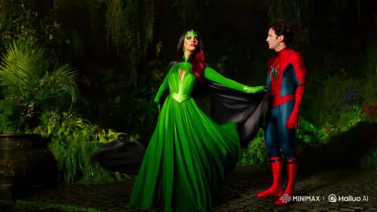 Megan Fox as Poison Ivy Seduces Spider-Man – AI Generated Video | Hailuo AI