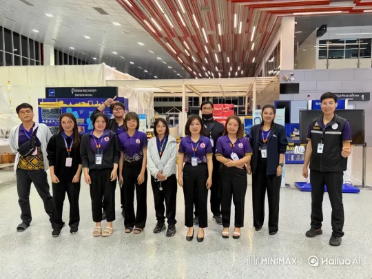 Kung Fu Display in Modern Airport Terminal – AI Generated Video | Hailuo AI