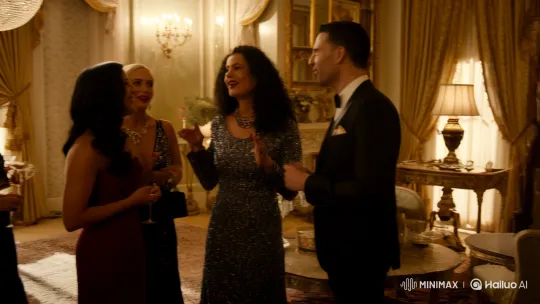 Elegant Gathering in Luxurious Setting Captured by Graceful Camera Work – AI Generated Video | Hailuo AI