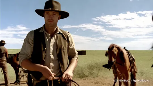 Sheriff Leads Quiet Preparations in Wild West Town – AI Generated Video | Hailuo AI