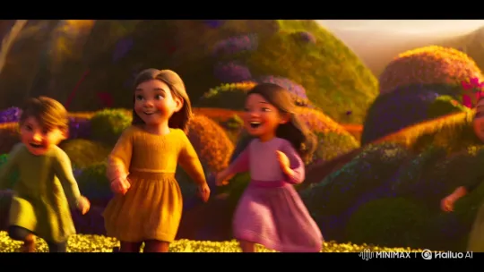 Joyful Children Play in Enchanting Golden Light – AI Generated Video | Hailuo AI