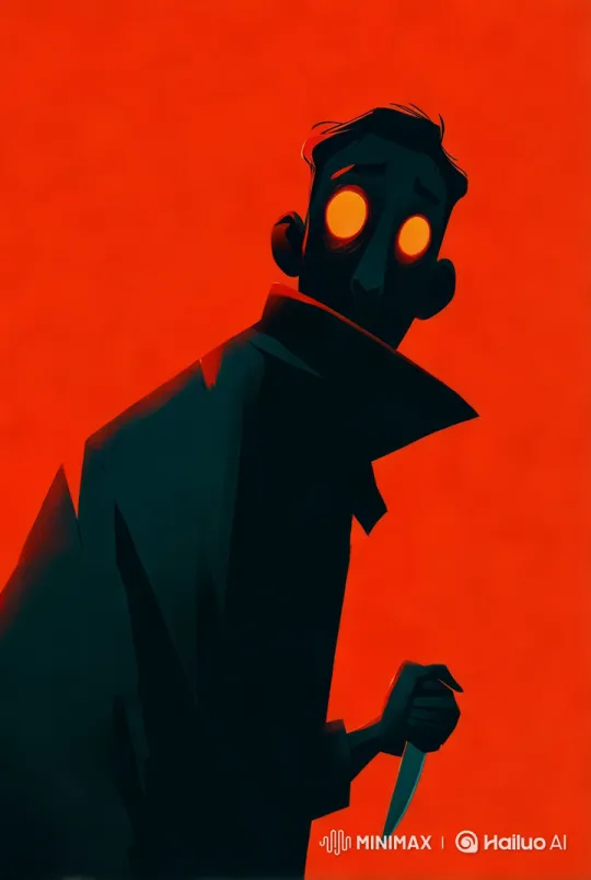 Stylized Horror Short Film with Intense Red Glow and Pulse – AI Generated Video | Hailuo AI
