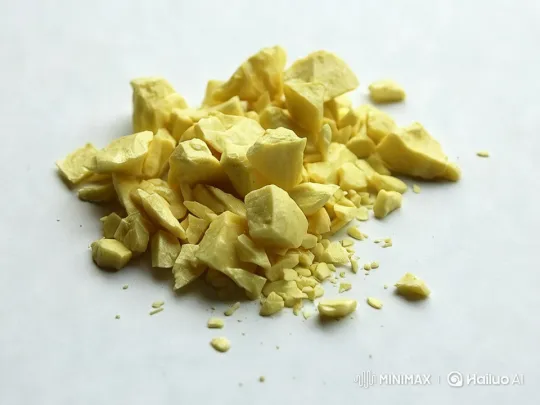 Volcanic Landscape with Yellow Sulfur Crystals – AI Generated Video | Hailuo AI