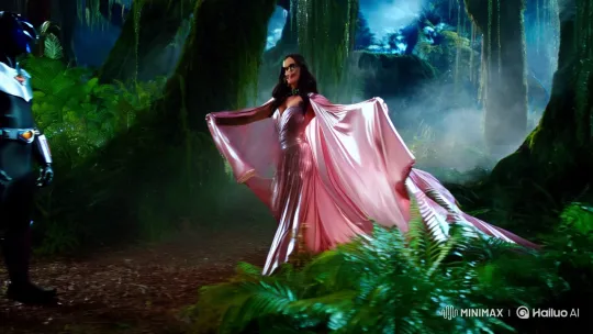 Megan Fox as Poison Ivy in Enchanting Forest Scene – AI Generated Video | Hailuo AI
