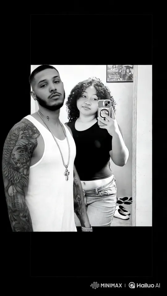 Aesthetic Couple Captured in Intimate Monochromatic Scene – AI Generated Video | Hailuo AI
