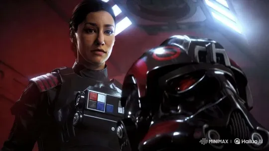 Armored Figure Reflects on Memories Amidst Ominous Red Light – AI Generated Video | Hailuo AI