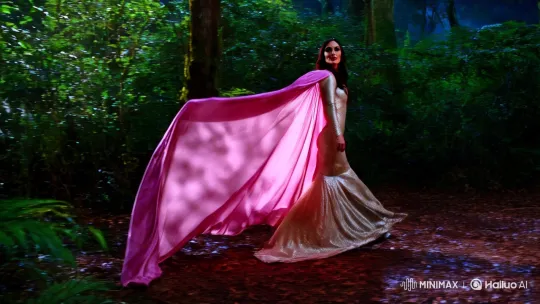 Megan Fox as Poison Ivy Enchants White Ranger in Opulent Forest Scene – AI Generated Video | Hailuo AI