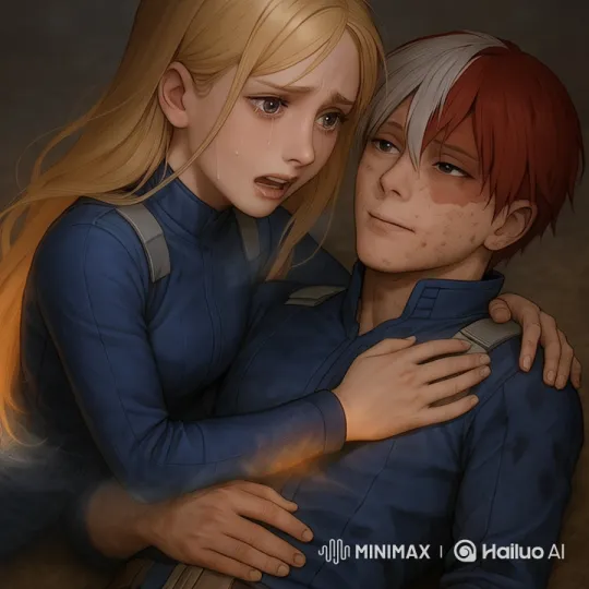 Distressed Girl Comforted by Boy in Live2D Animation – AI Generated Video | Hailuo AI