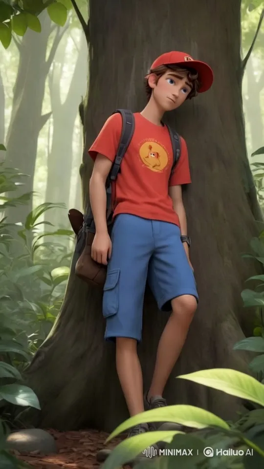 Sleeping Cap Seller in a Peaceful Forest Scene – AI Generated Video | Hailuo AI