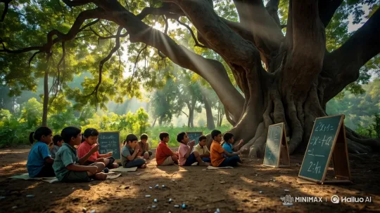 Outdoor Classroom: Nature's Wisdom and Learning – AI Generated Video | Hailuo AI