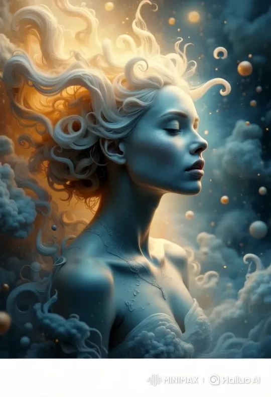 Ethereal Head Girl in Magical Live2D Animation – AI Generated Video | Hailuo AI