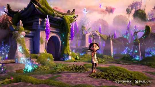 Mina's Journey Through the Enchanted Veil Realm – AI Generated Video | Hailuo AI