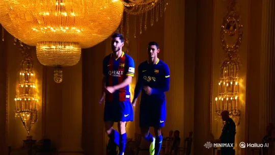 Ballroom Dance: Messi & Ronaldo's Aesthetic Harmony – AI Generated Video | Hailuo AI