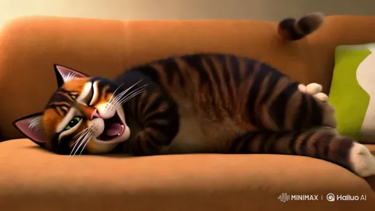 Title: "AI-Trained Cat Takes Over Home" – AI Generated Video | Hailuo AI